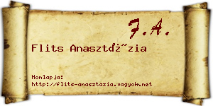 Flits Anasztázia névjegykártya